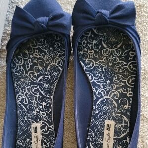 American Eagle Outfitters Women's Navy Flats